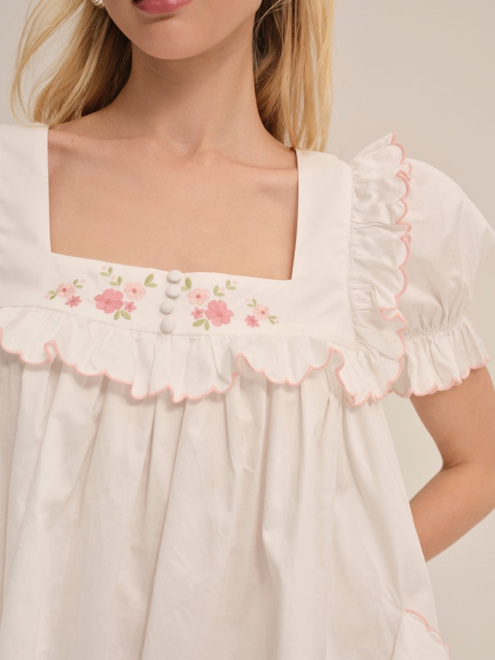 For Love And Lemons Tea Time Mini Dress Size Small NWT - Picture 4 of 14